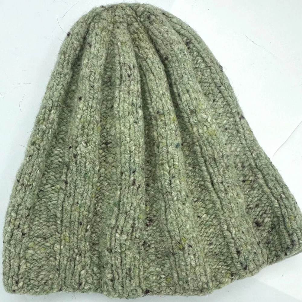 Green Wool Beanie - Picture 1 of 2